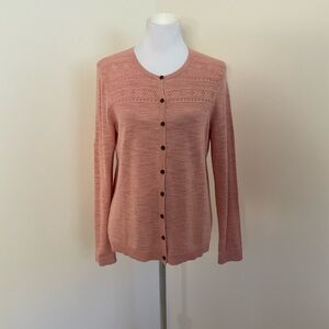 Coldwater Creek Dusty Pink Cardigan